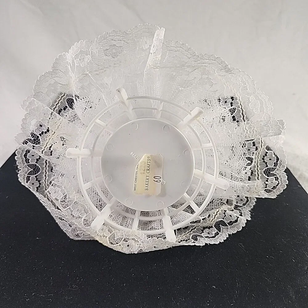 Cake Topper Precious Moments Wedding Anniversary Shower Made In Hong Kong Pearls